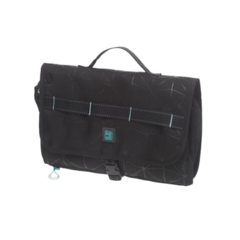 Imagem do produto Trocador Portátil Preto com Bolso Interno e Alça para Carrinho - Todo Dia