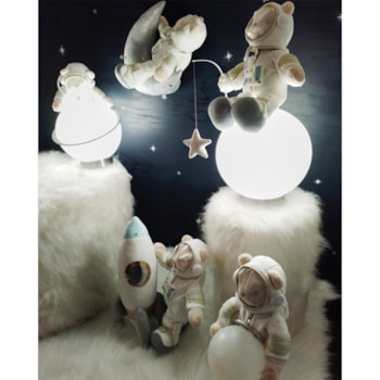 Segunda imagem do produto Urso de Pelúcia Astronauta com Foguete - Silvia Polito