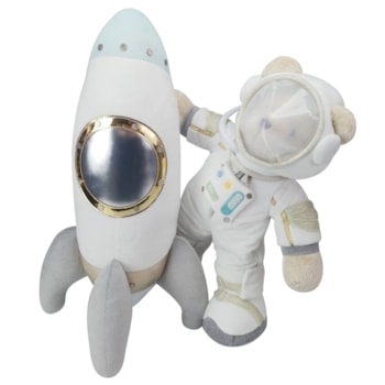 Imagem do produto Urso de Pelúcia Astronauta com Foguete - Silvia Polito
