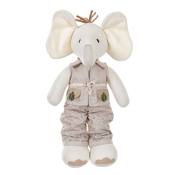 Imagem do produto Urso de Pelúcia Decorativo Elefante Safari - Silvia Polito