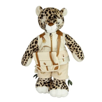 Imagem do produto Urso de Pelúcia Decorativo Onça Safari - Silvia Polito